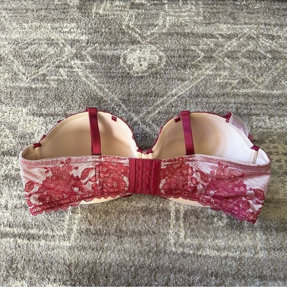 NWOT Torrid Push Up Multiway Bra Purple Tan Lace 40DD - Picture 5 of 9